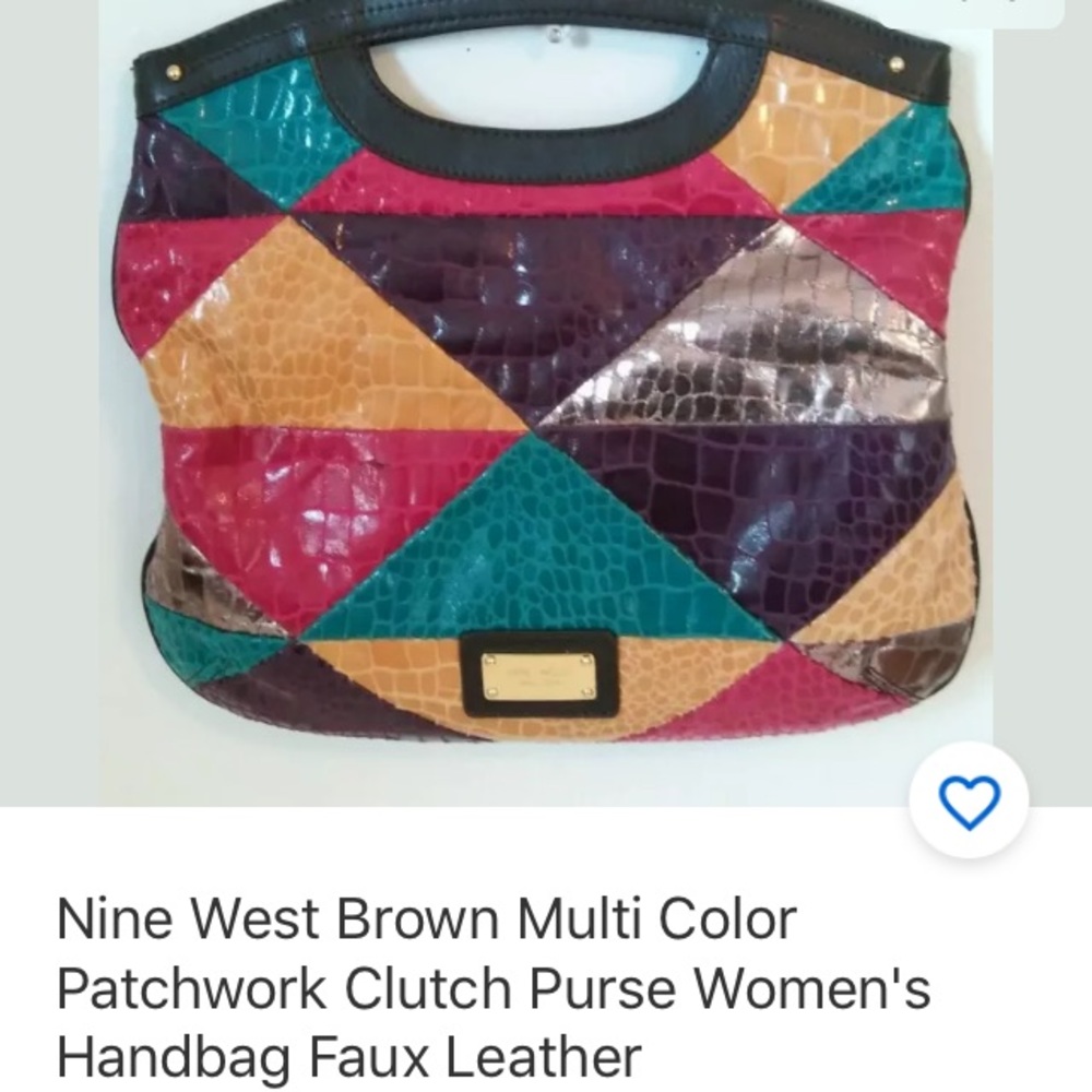 Nine West Multi Clutch Purse Handbag